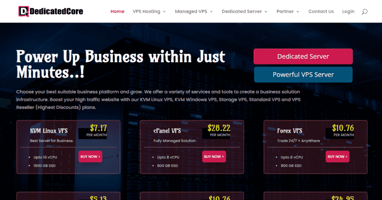 dedicatedcore ddos protected vps hosting alternative