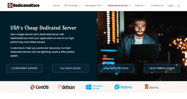 dedicatedcore usa dedicated server provider