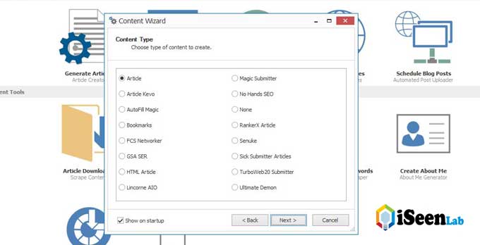 seo content machine tutorial article type